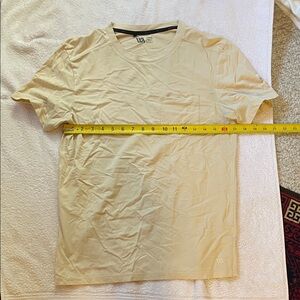 Men's Faded Yellow T-Shirt